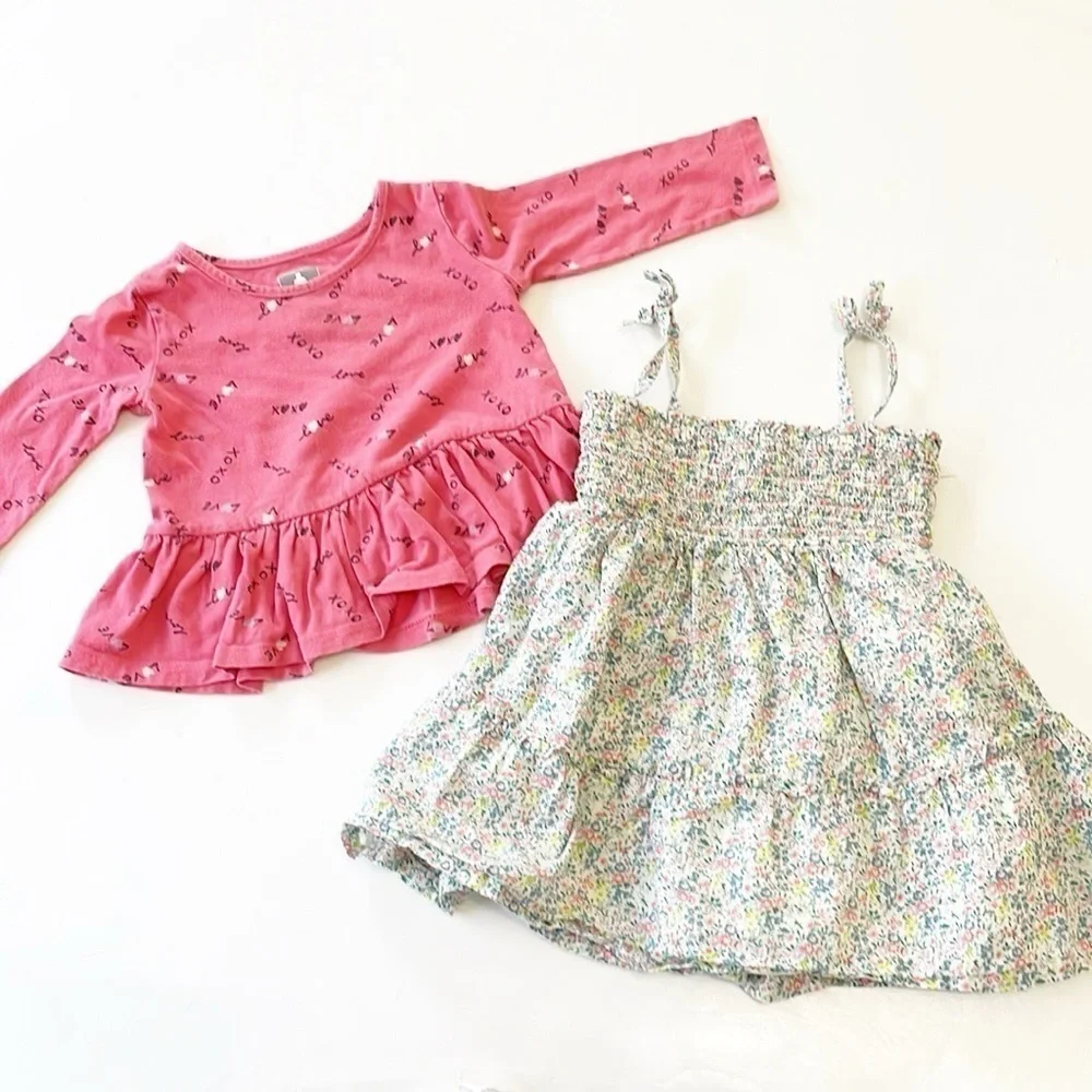 Baby GAP baby girls love top & floral dress